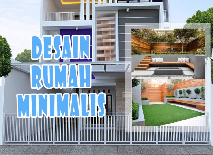 Desain Rumah Minimalis Tampak Depan Belakang Dan Samping Dengan Batu Alam