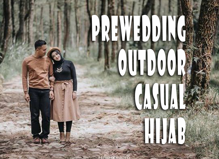 10 Prewedding Outdoor Casual Hijab  PortalKuningan.Com