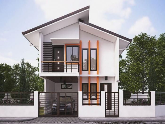 Desain Rumah Tampak Depan Minimalis 2 Lantai Modern Terbaru 2020 Portalkuningan Com